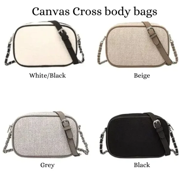 Canvas cross body bags - Image 6